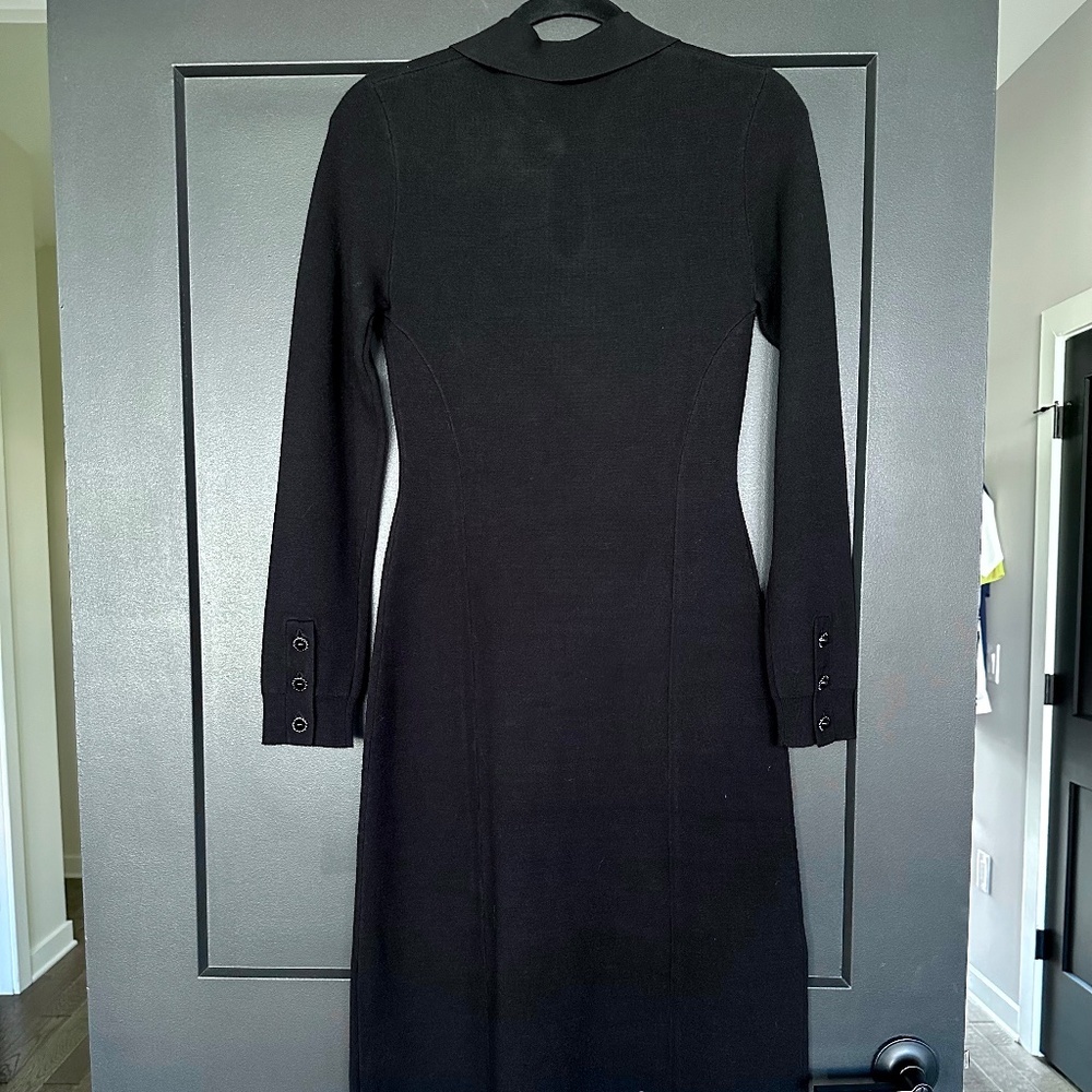 🖤🗝️ NWT The Kooples Keyhole Polo-Knit Midi Dress | Size 2 (M) | $385 Retail - Picture 10 of 13